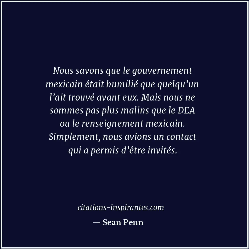 Citation de Sean Penn