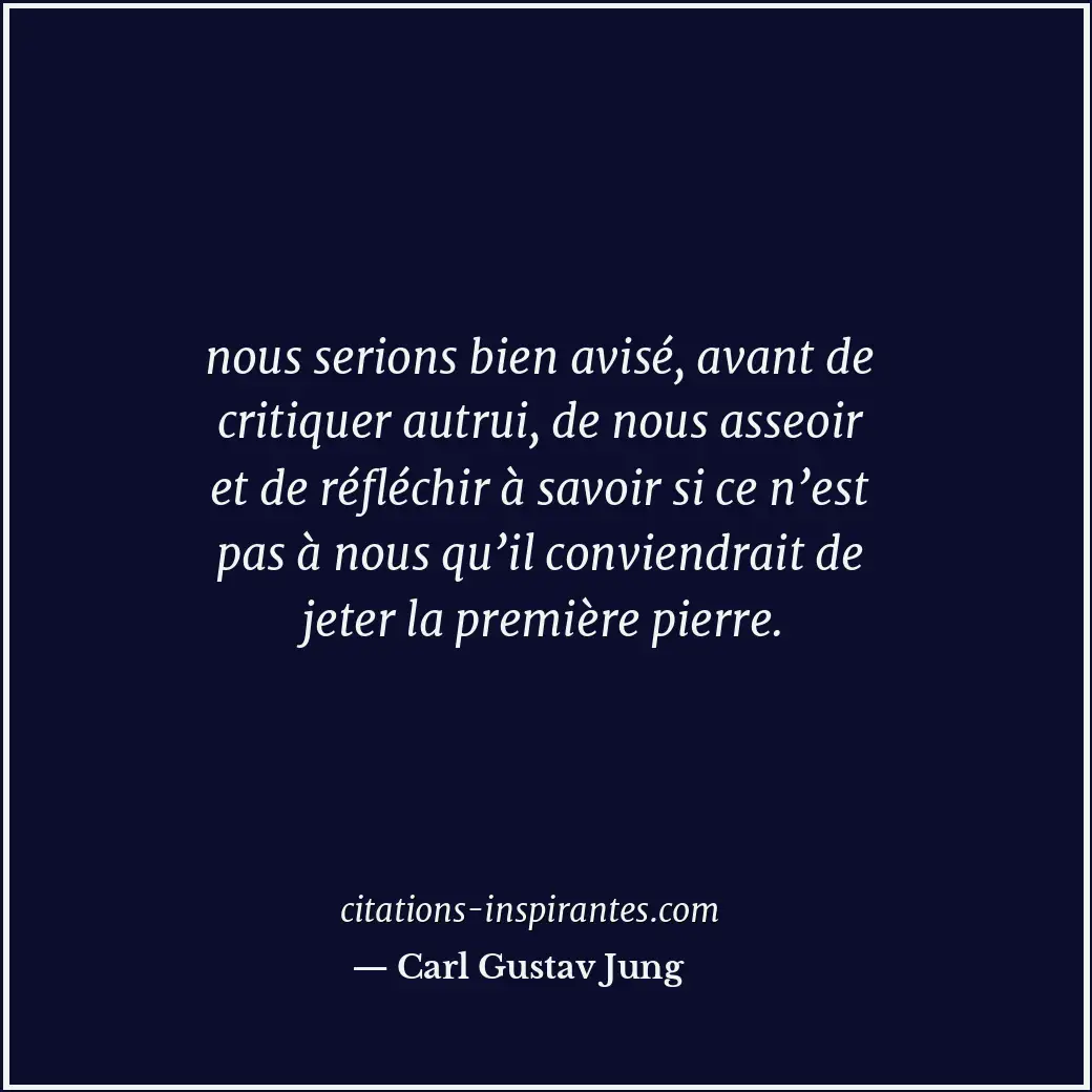 Citation de Carl Gustav Jung