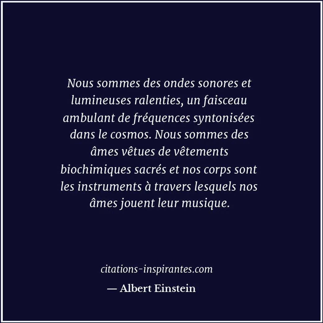 Citation de Albert Einstein