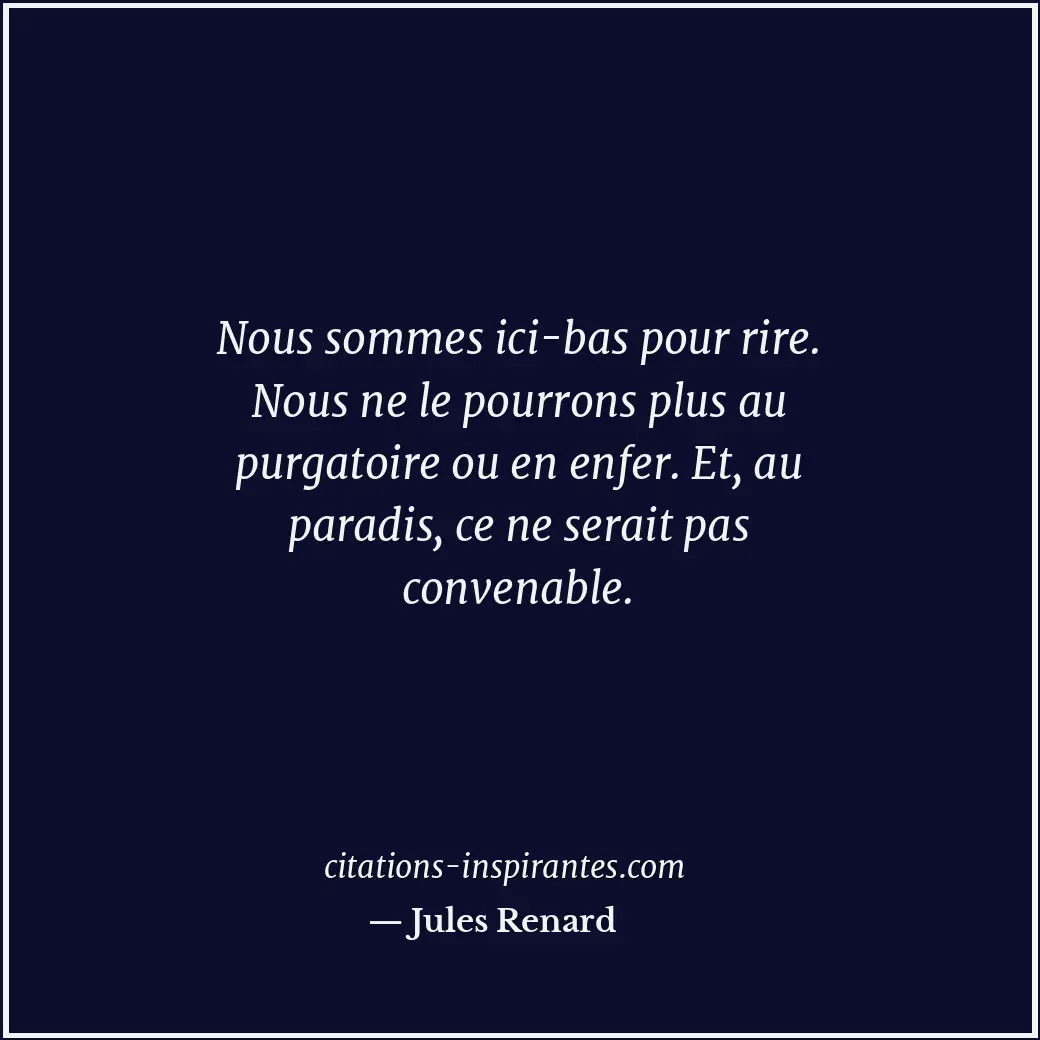 Citation de Jules Renard