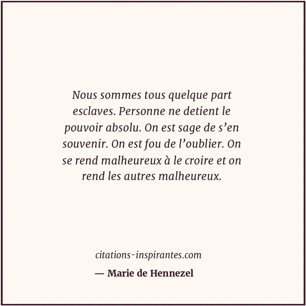 Citation de Marie de Hennezel