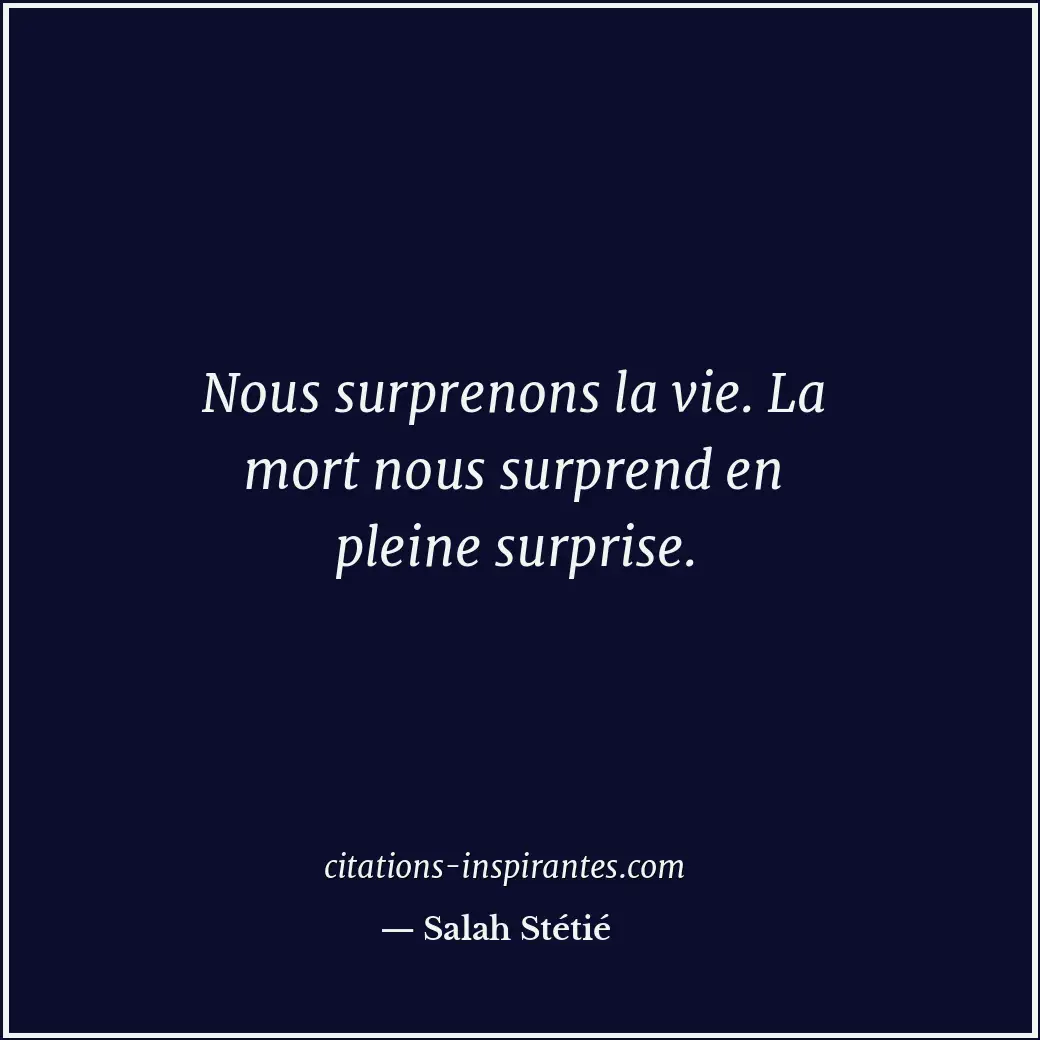 Citation de Salah Stétié