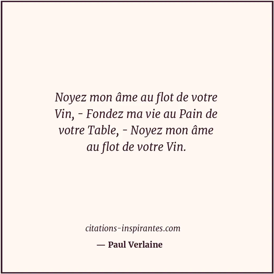 Citation de Paul Verlaine