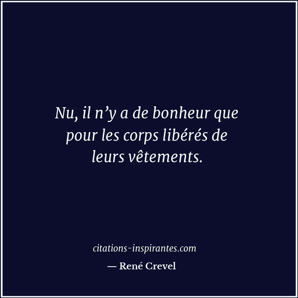 Citation de René Crevel