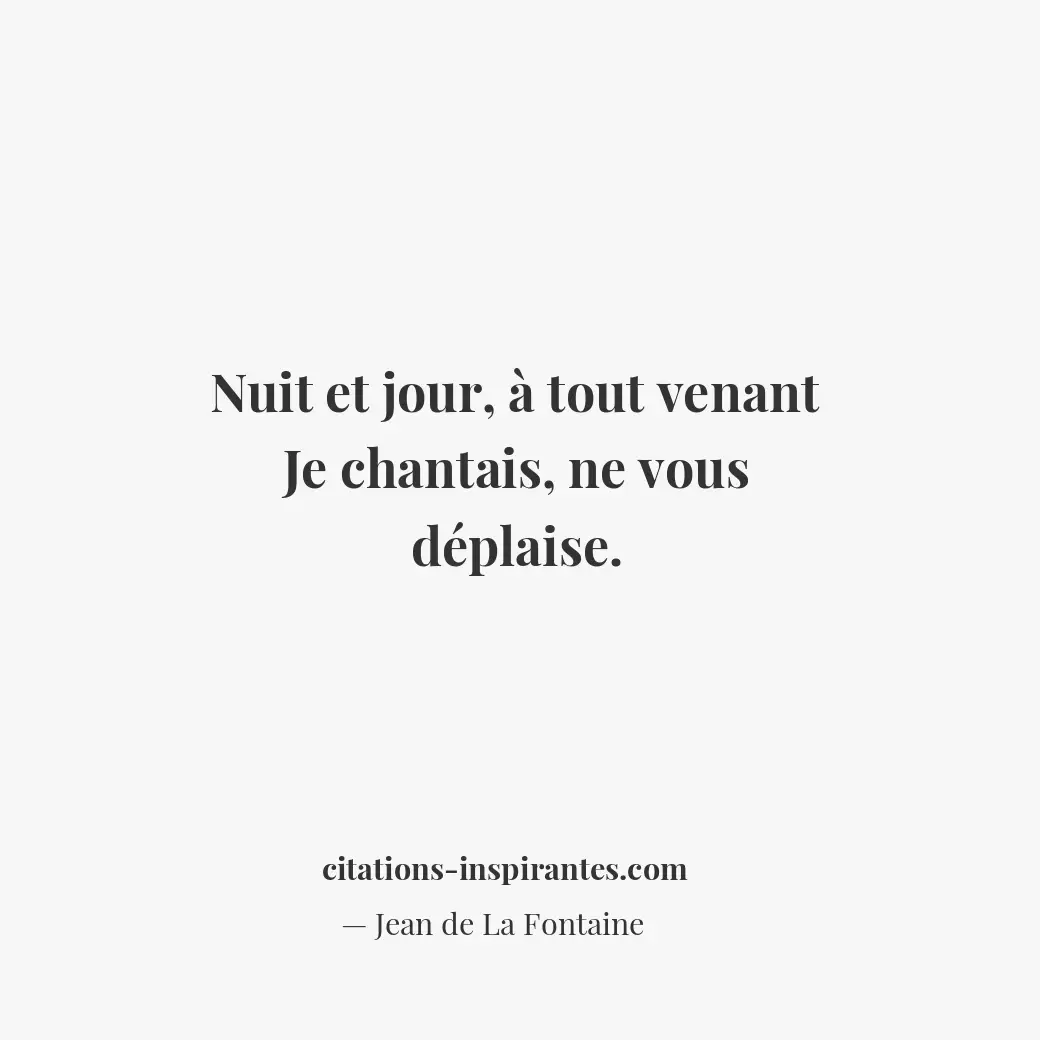 Citation de Jean de La Fontaine