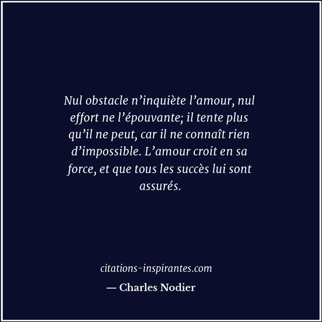 Citation de Charles Nodier