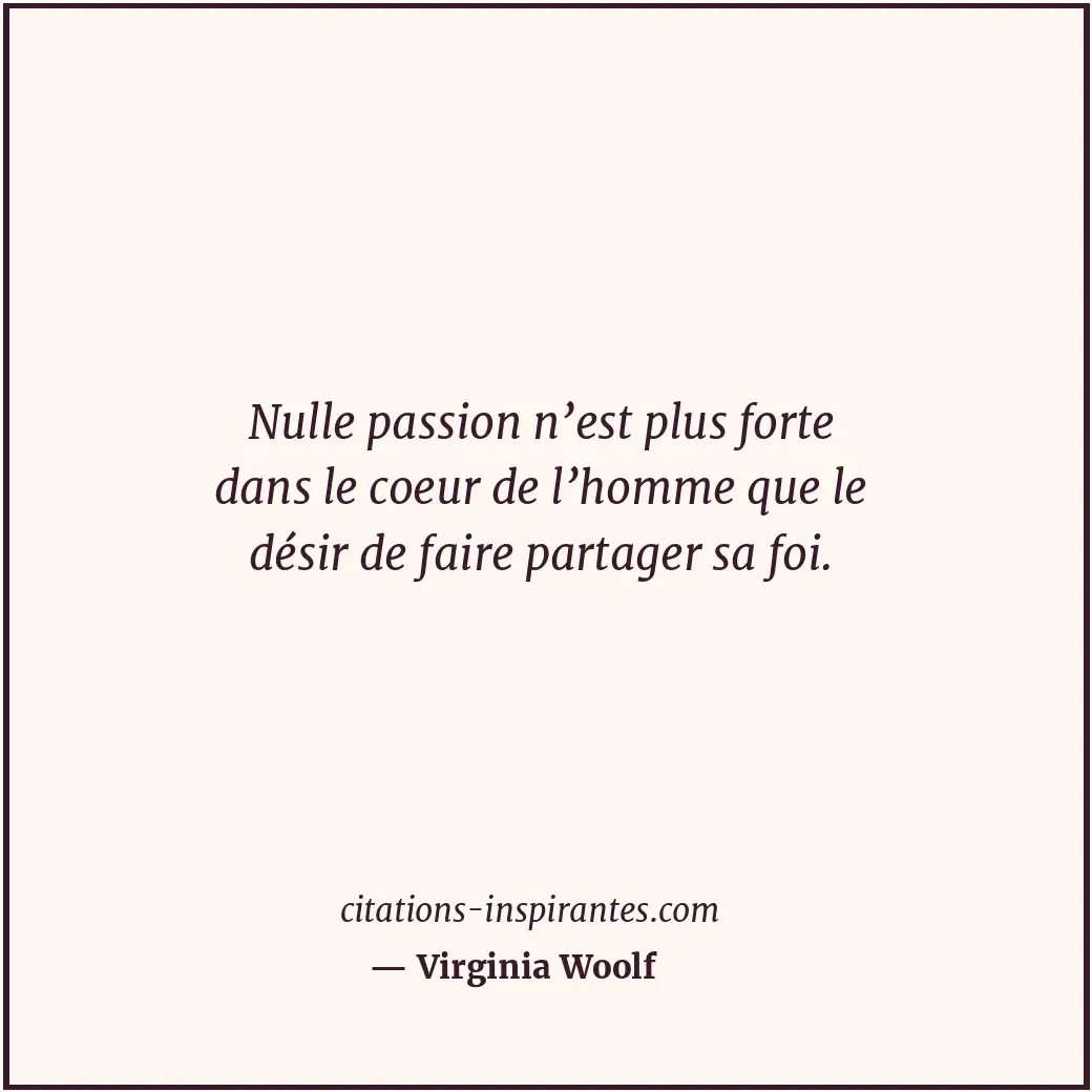 Citation de Virginia Woolf