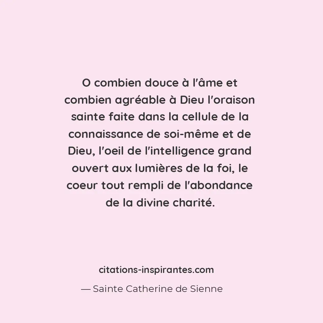 Citation de Sainte Catherine de Sienne