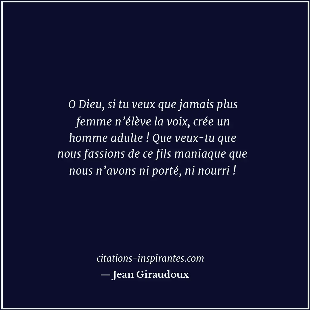 Citation de Jean Giraudoux