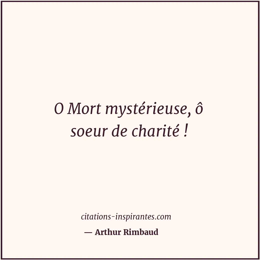 Citation de Arthur Rimbaud