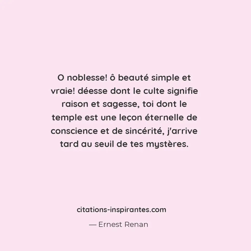 Citation de Ernest Renan
