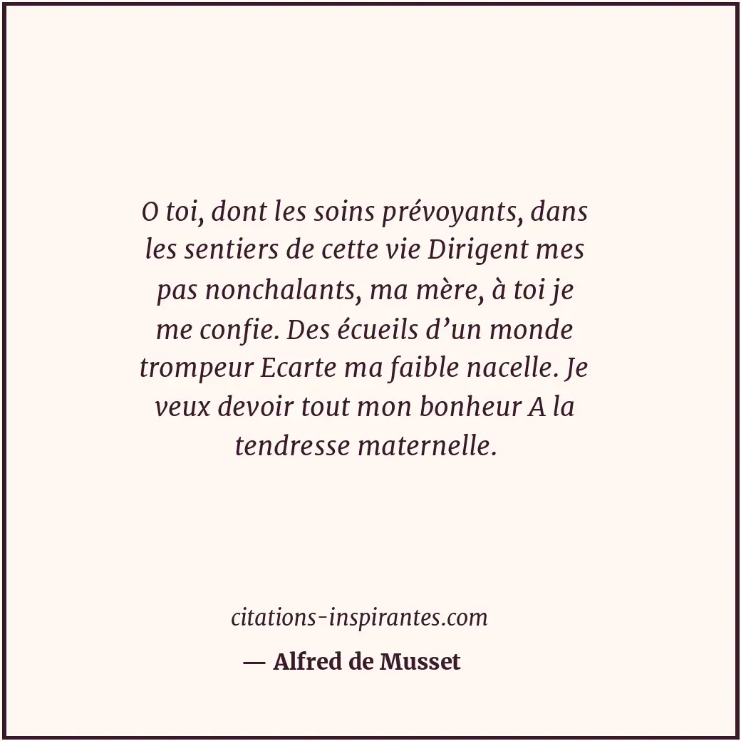 Citation de Alfred de Musset