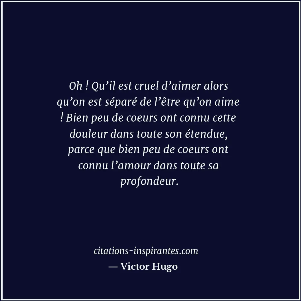 Citation de Victor Hugo