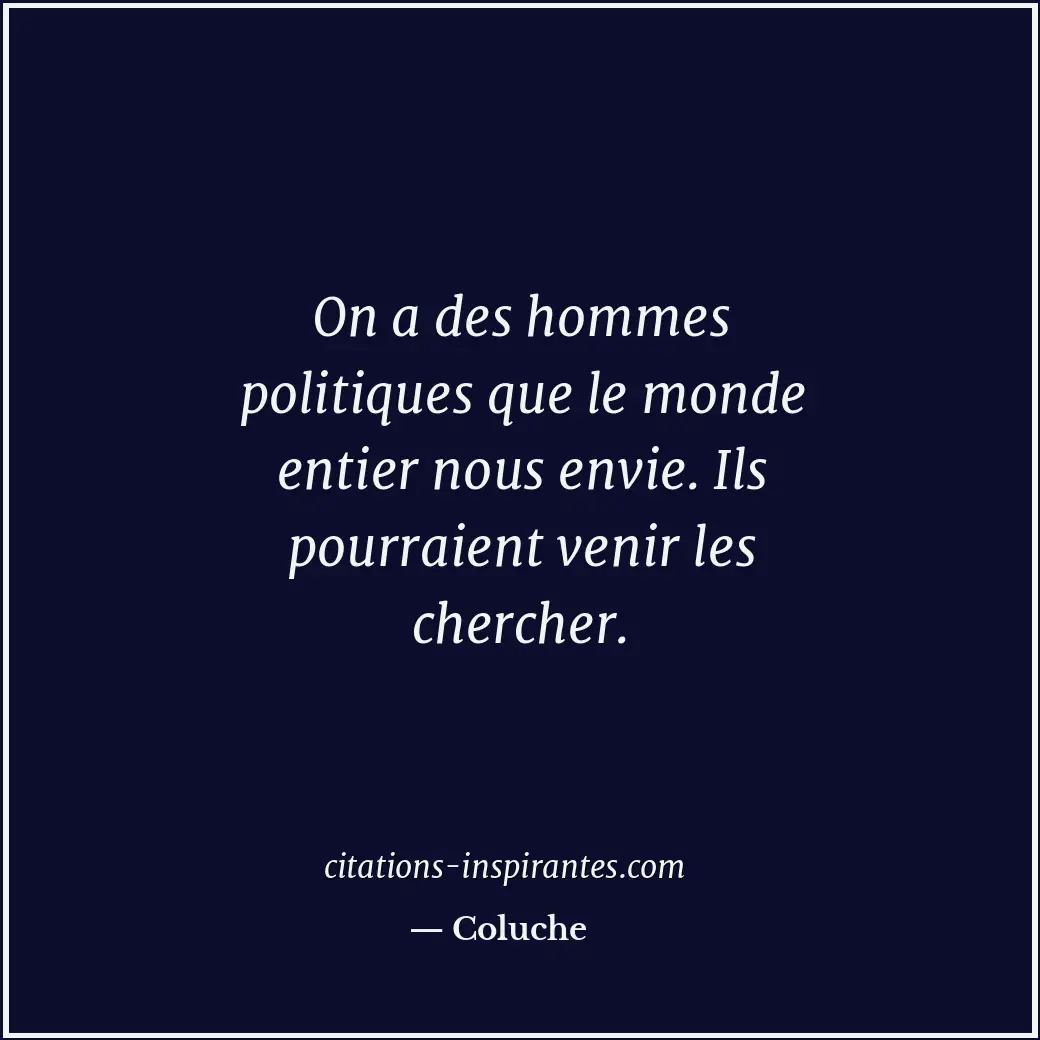 Citation de Coluche