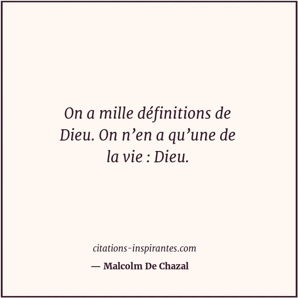 Citation de Malcolm De Chazal