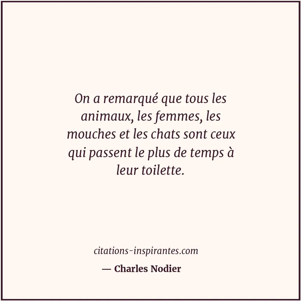Citation de Charles Nodier