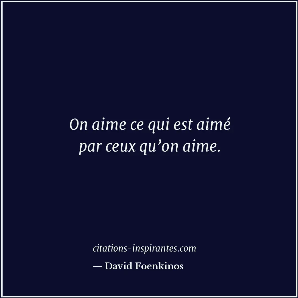 Citation de David Foenkinos