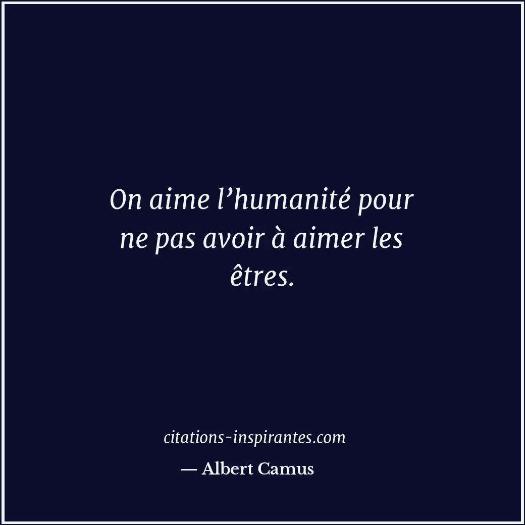Citation de Albert Camus