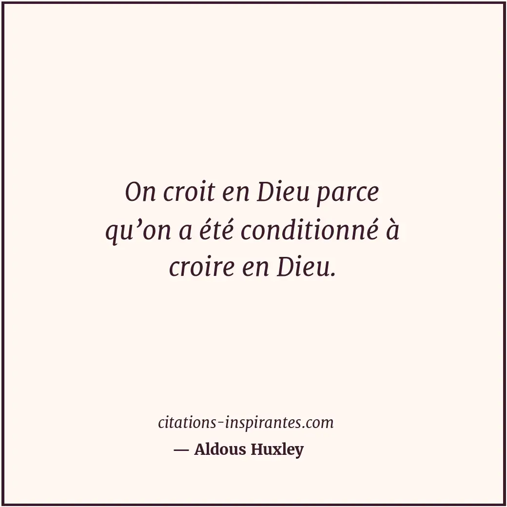 Citation de Aldous Huxley