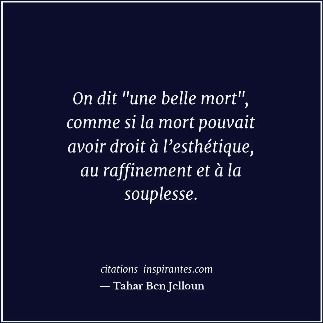 Citation de Tahar Ben Jelloun
