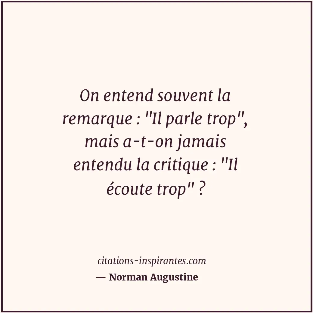 Citation de Norman Augustine