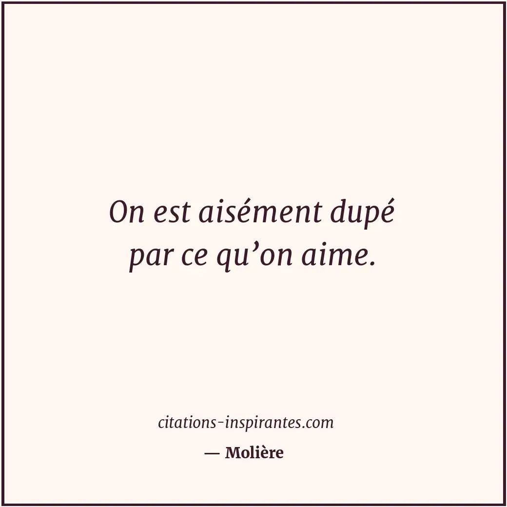 Citation de Molière