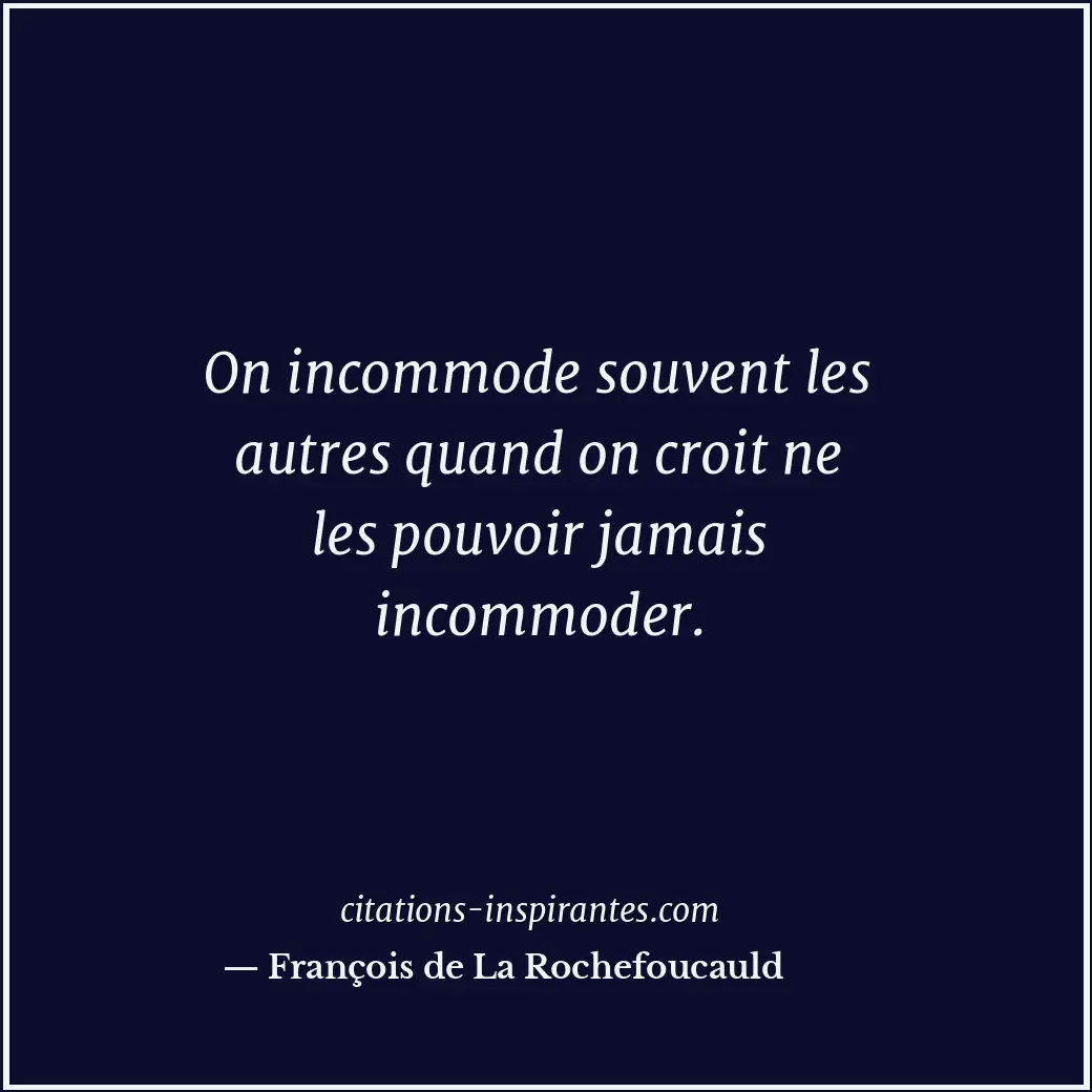 Citation de François de La Rochefoucauld