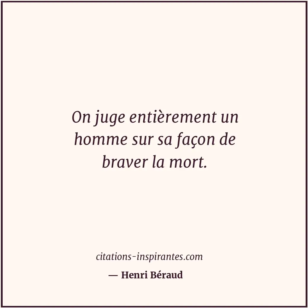 Citation de Henri Béraud