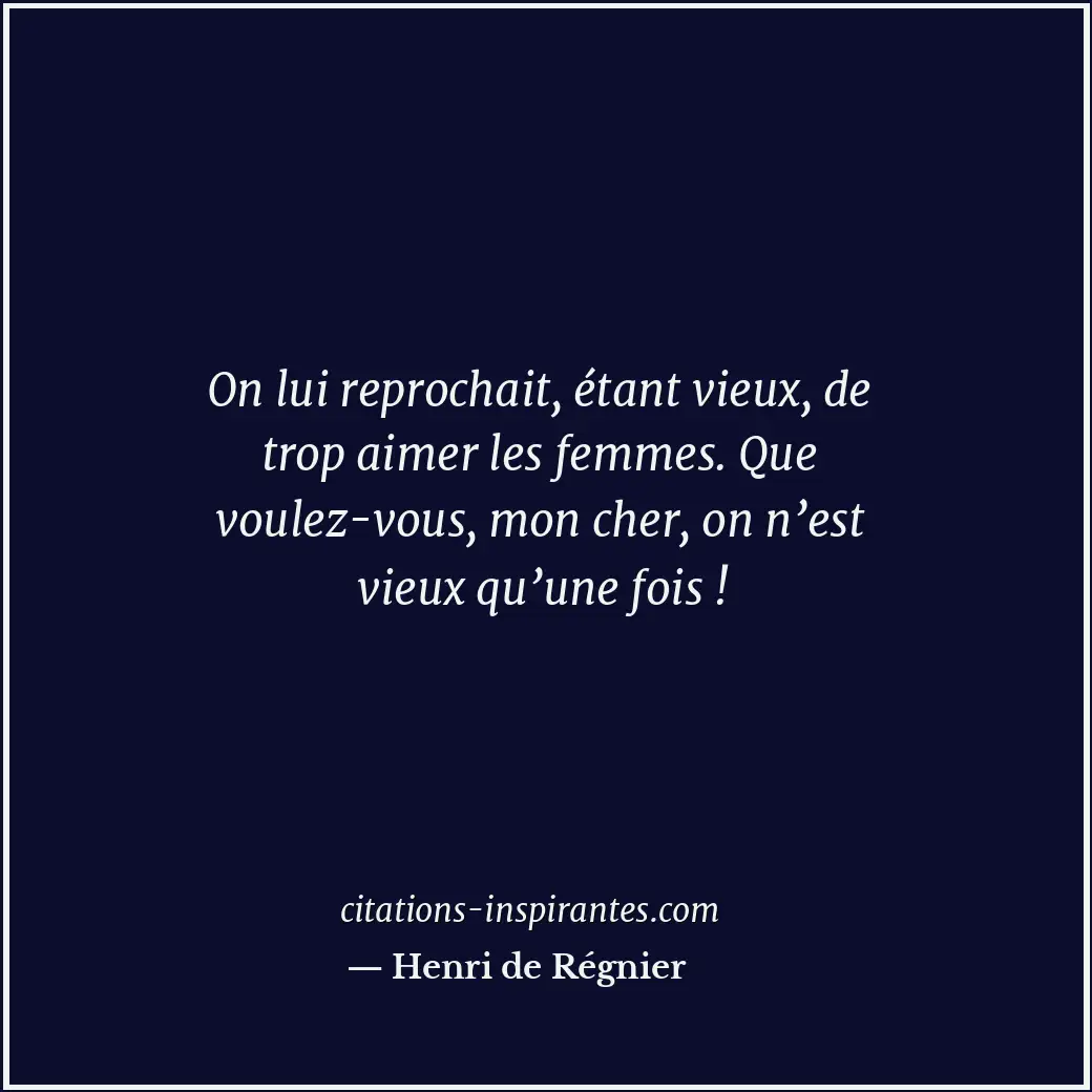 Citation de Henri de Régnier
