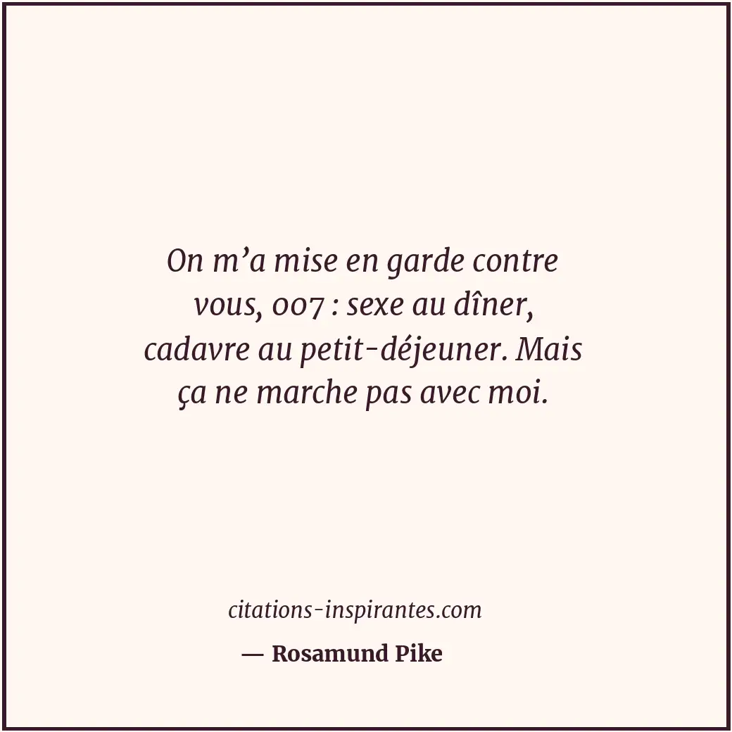 Citation de Rosamund Pike