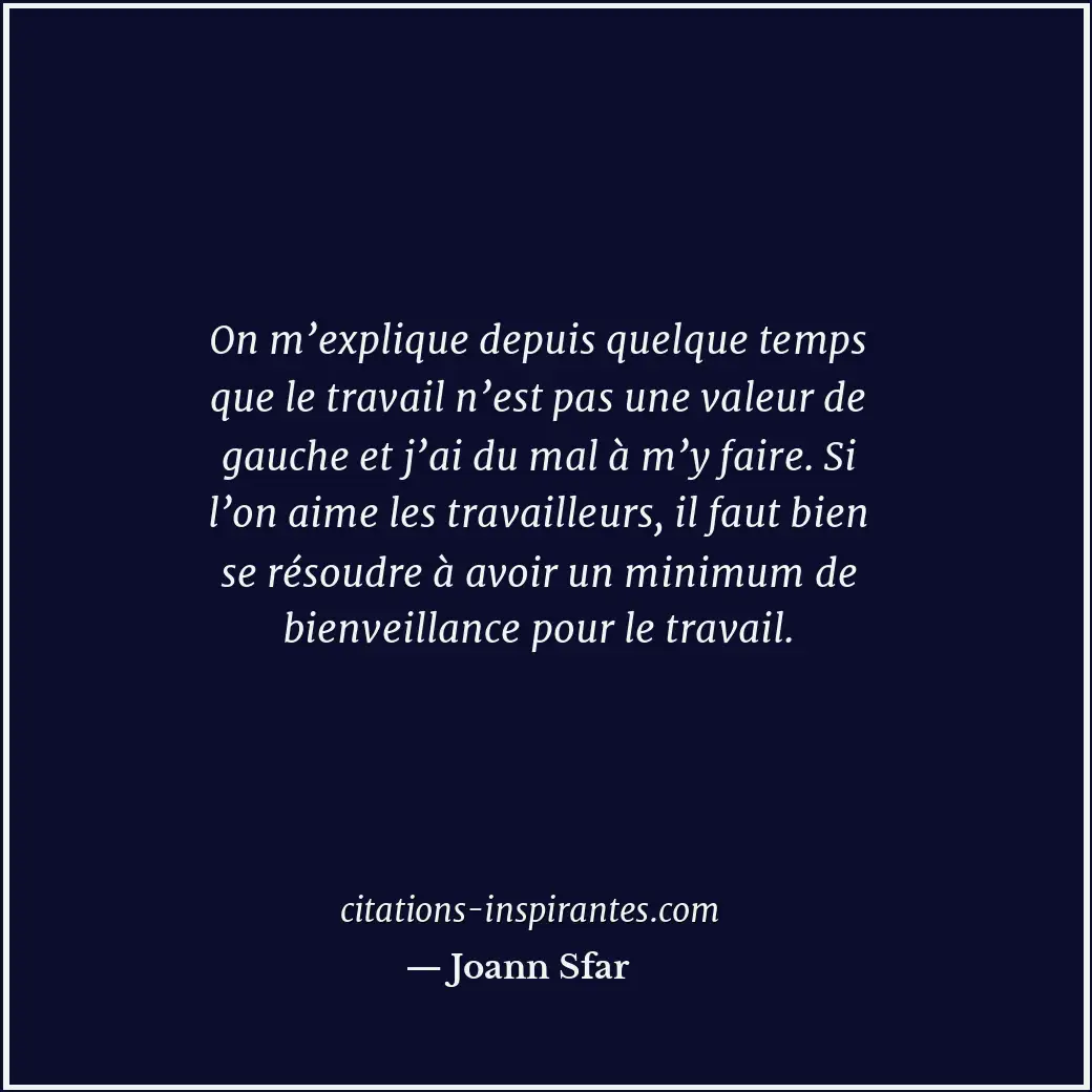 Citation de Joann Sfar