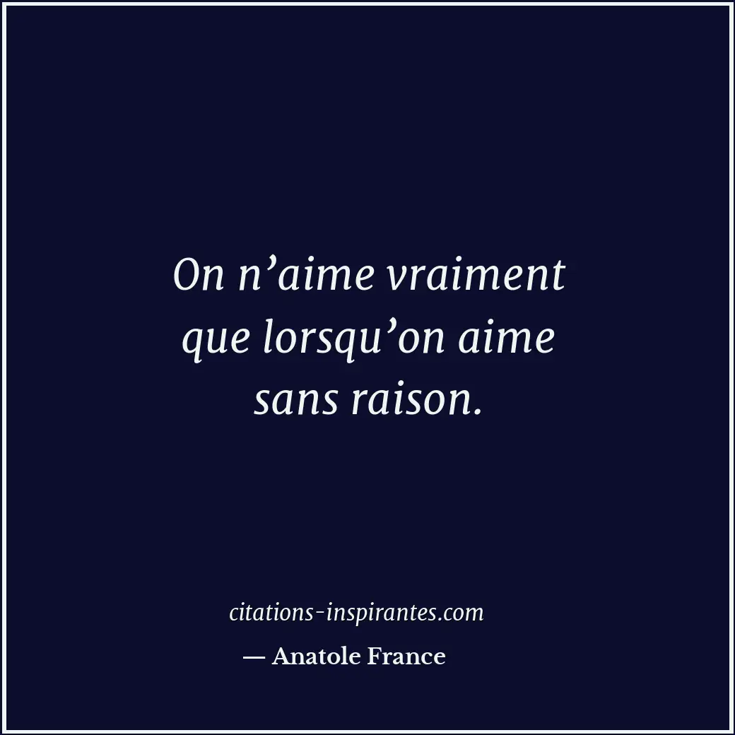 Citation de Anatole France