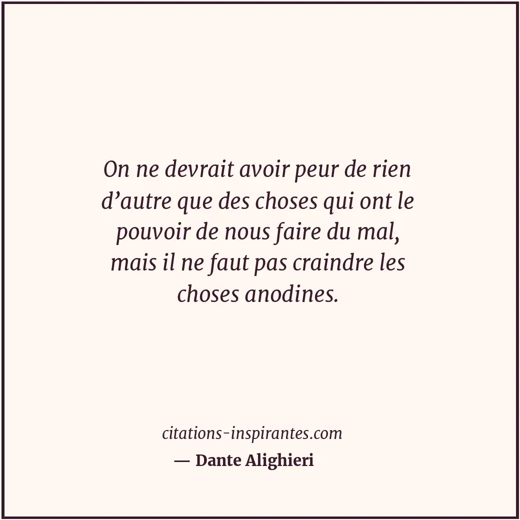 Citation de Dante Alighieri