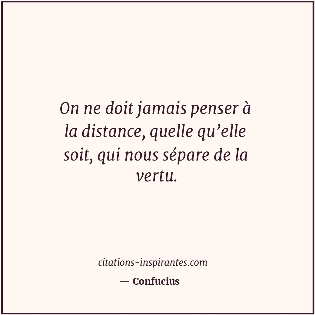 Citation de Confucius