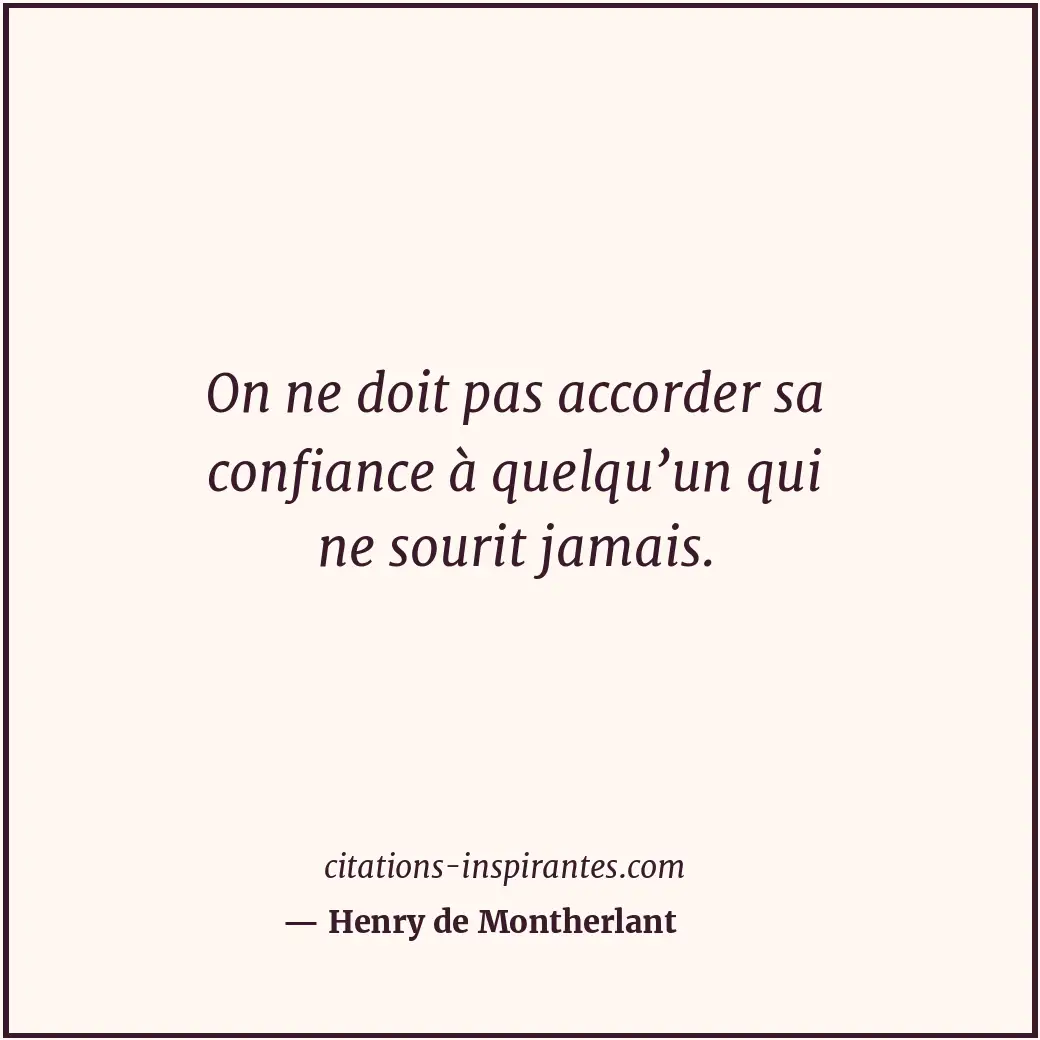 Citation de Henry de Montherlant