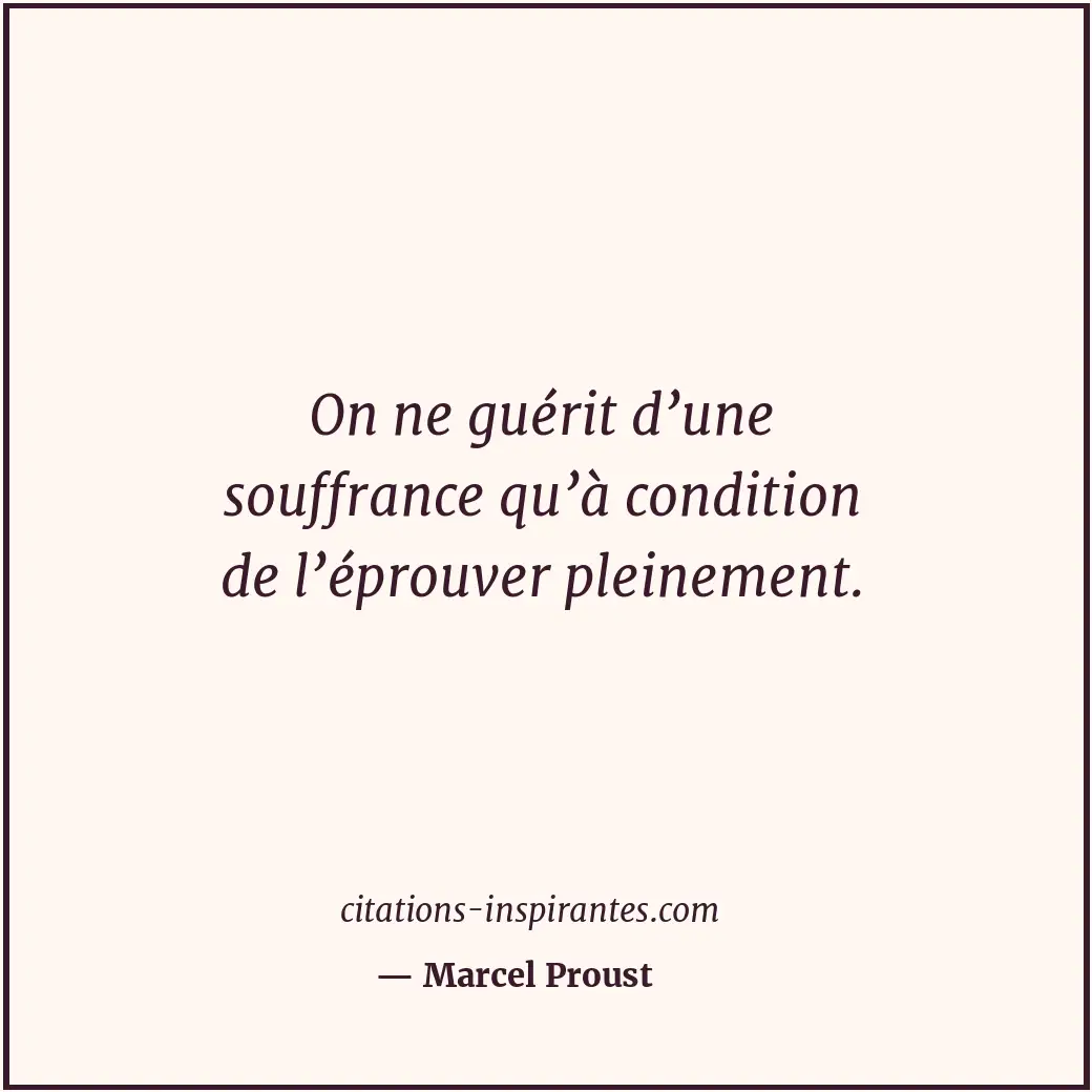 Citation de Marcel Proust