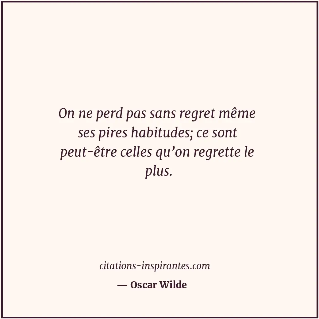 Citation de Oscar Wilde