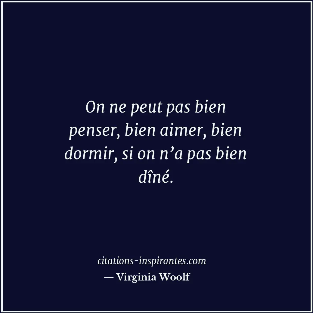 Citation de Virginia Woolf