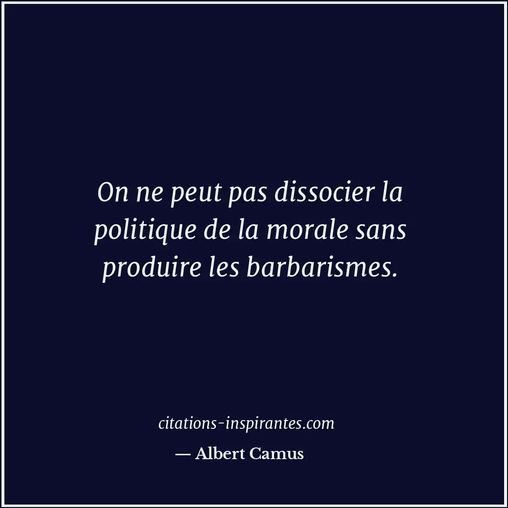 Citation de Albert Camus