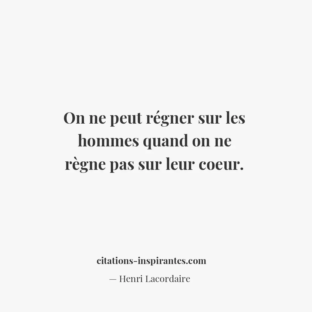 Citation de Henri Lacordaire