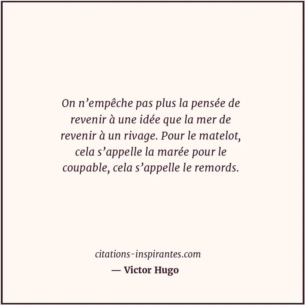 Citation de Victor Hugo