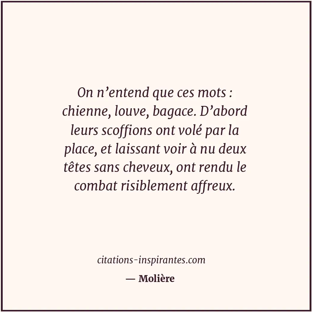 Citation de Molière
