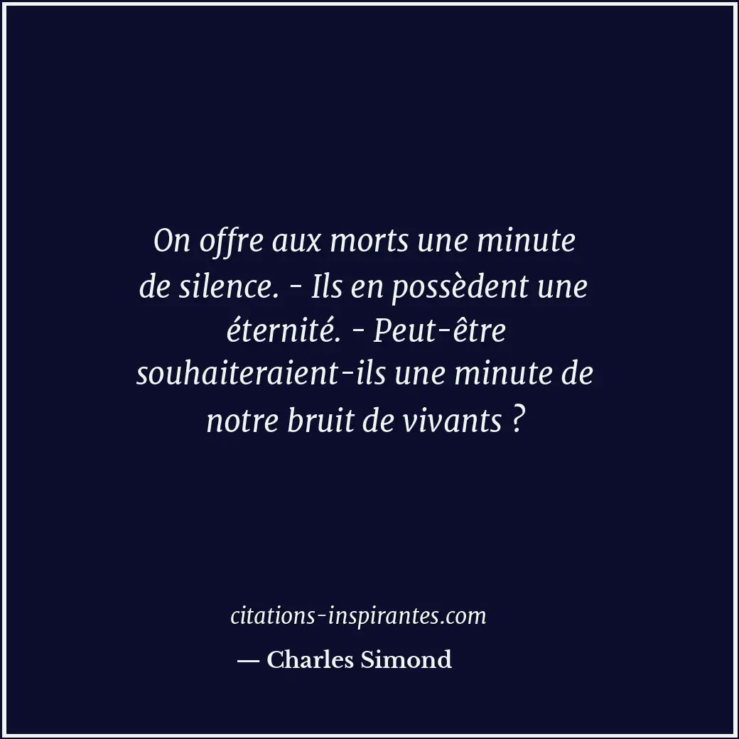 Citation de Charles Simond