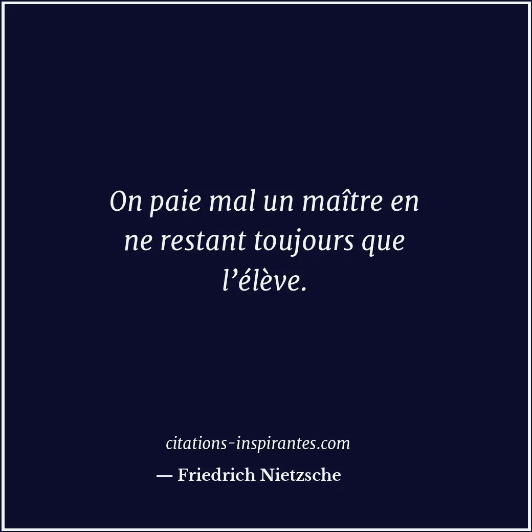 Citation de Friedrich Nietzsche