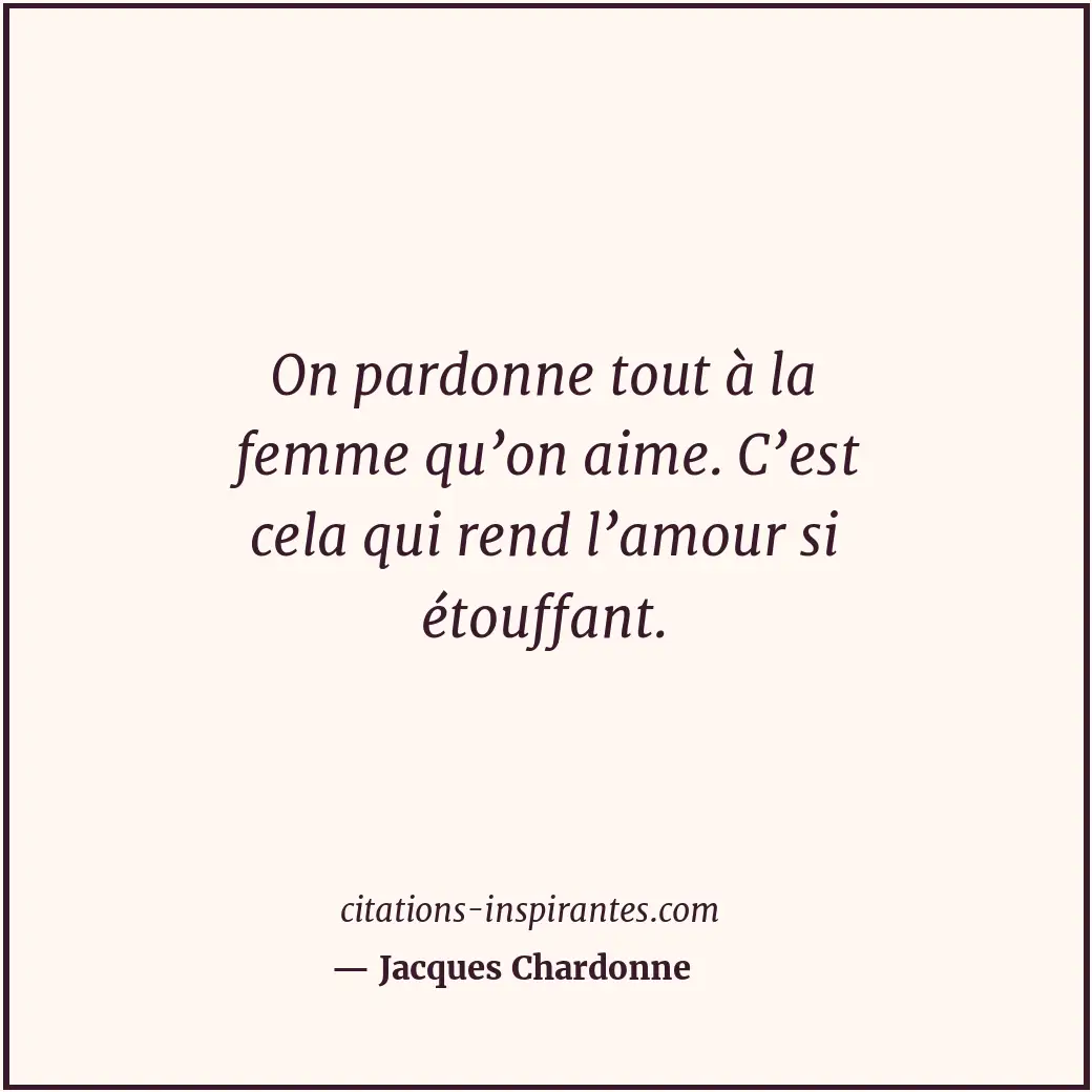Citation de Jacques Chardonne