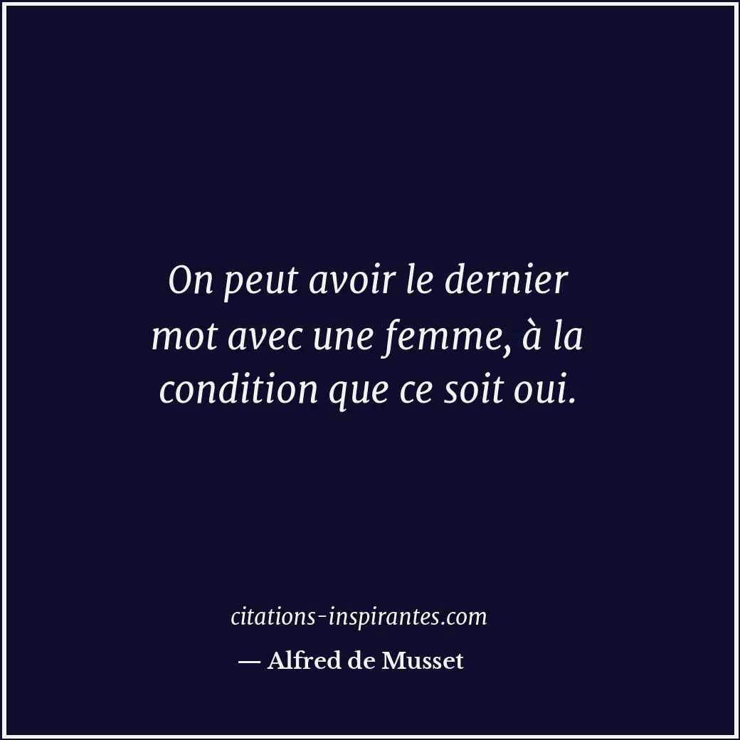 Citation de Alfred de Musset