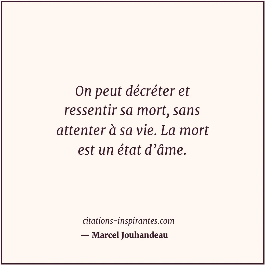 Citation de Marcel Jouhandeau