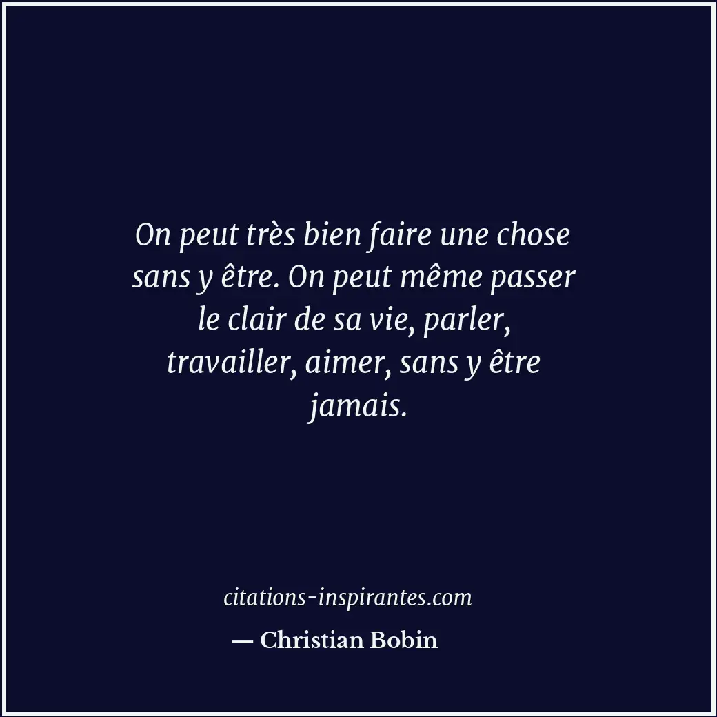 Citation de Christian Bobin