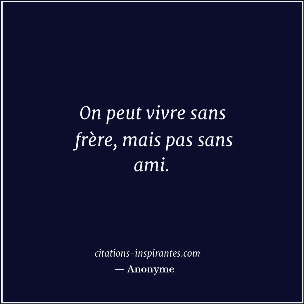 Citation de Anonyme