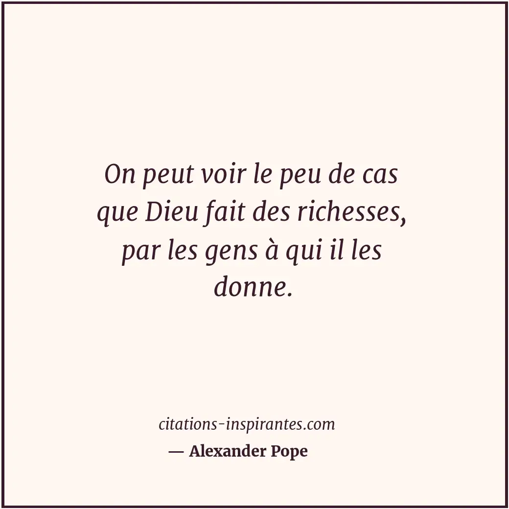 Citation de Alexander Pope